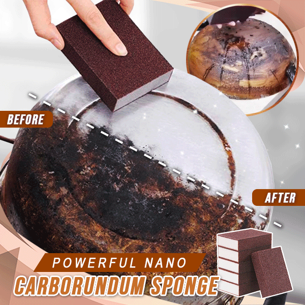 Magic Emery Sponge Brush - Kitchen Rust Cleaning Tool, 5 pcs