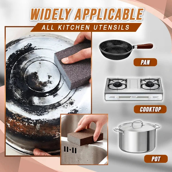 Magic Emery Sponge Brush - Kitchen Rust Cleaning Tool, 5 pcs