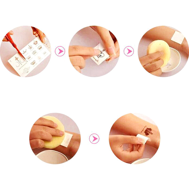 Trendy 3D Tattoo Stickers 50 PCS