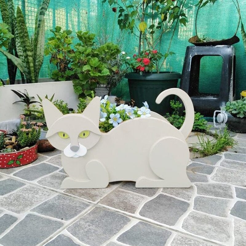 Cat Shaped Planter