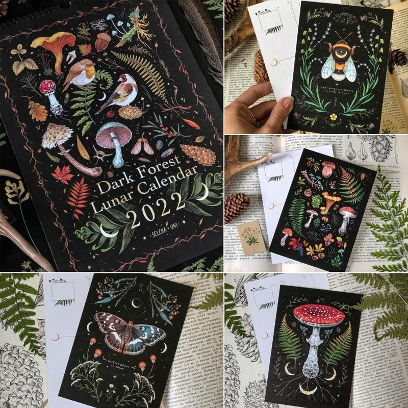 2022 Dark Forest Lunar Calendar
