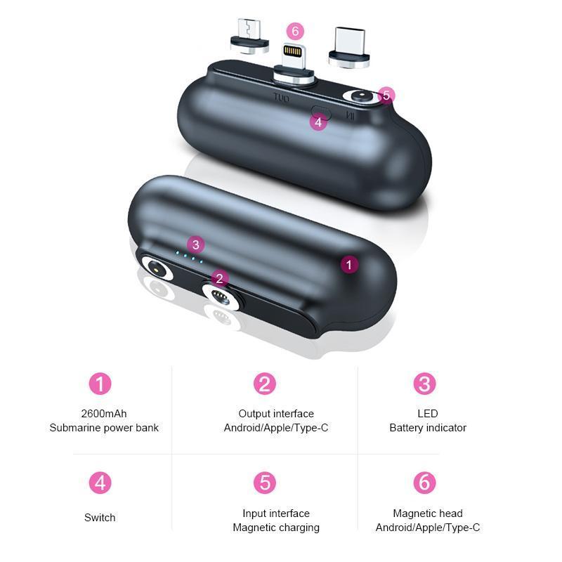 Capsule Magnetic Charging Bank