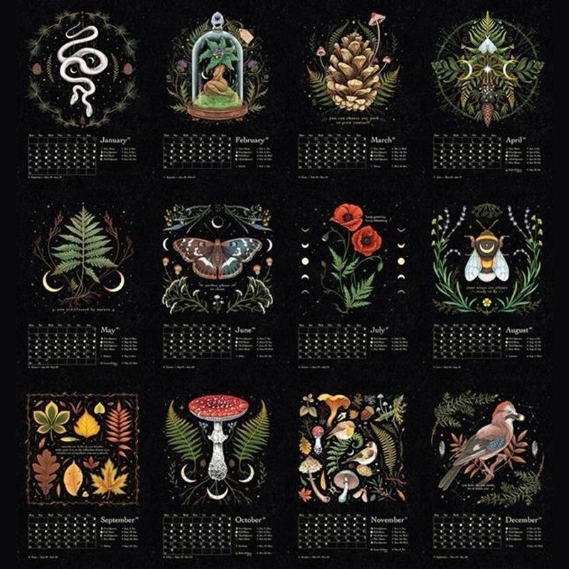 2022 Dark Forest Lunar Calendar
