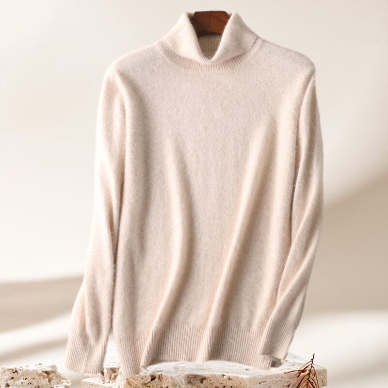 Men's Mink Turtleneck Bottoming Sweater