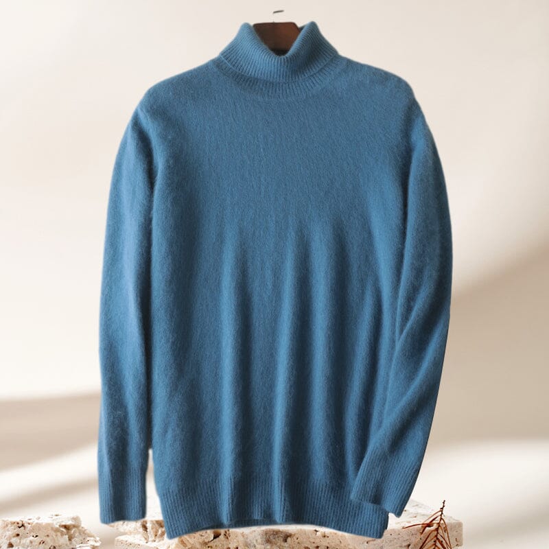 Men's Mink Turtleneck Bottoming Sweater