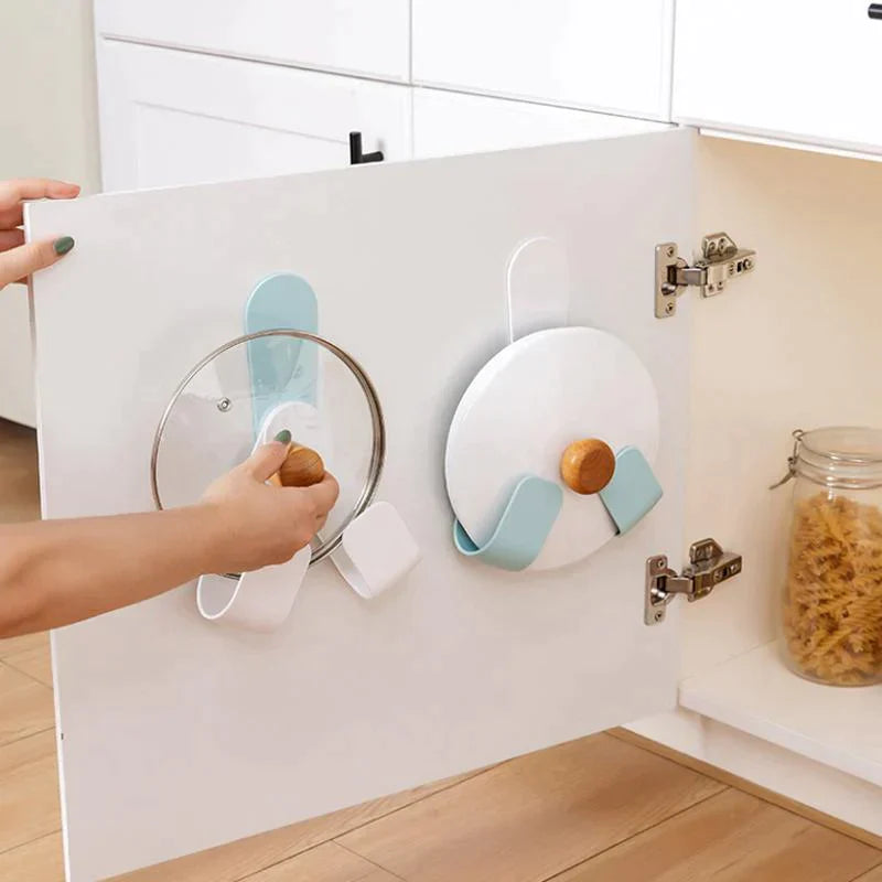 Wall-mounted Folding Lid Holder