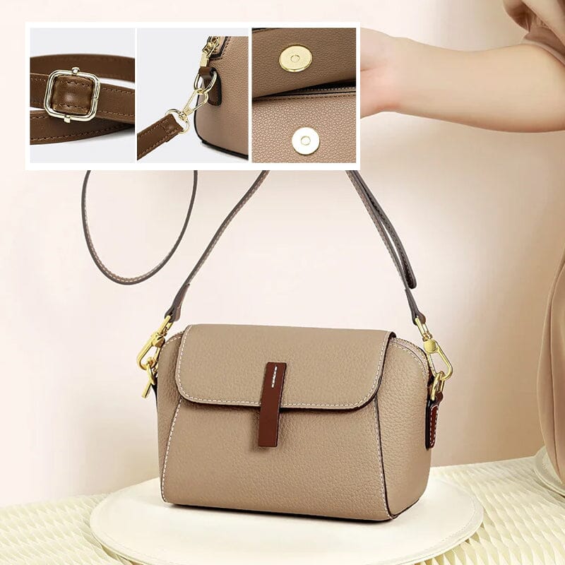 Light Luxury Soft Leather Crossbody Bag