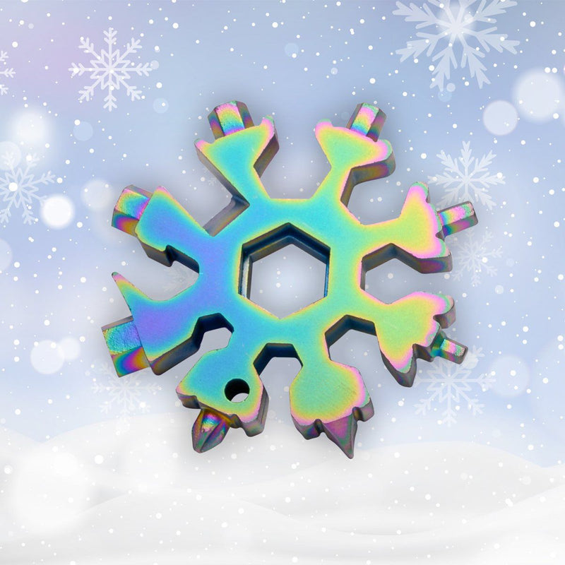 18-in-1 stainless steel snowflakes multi-tool