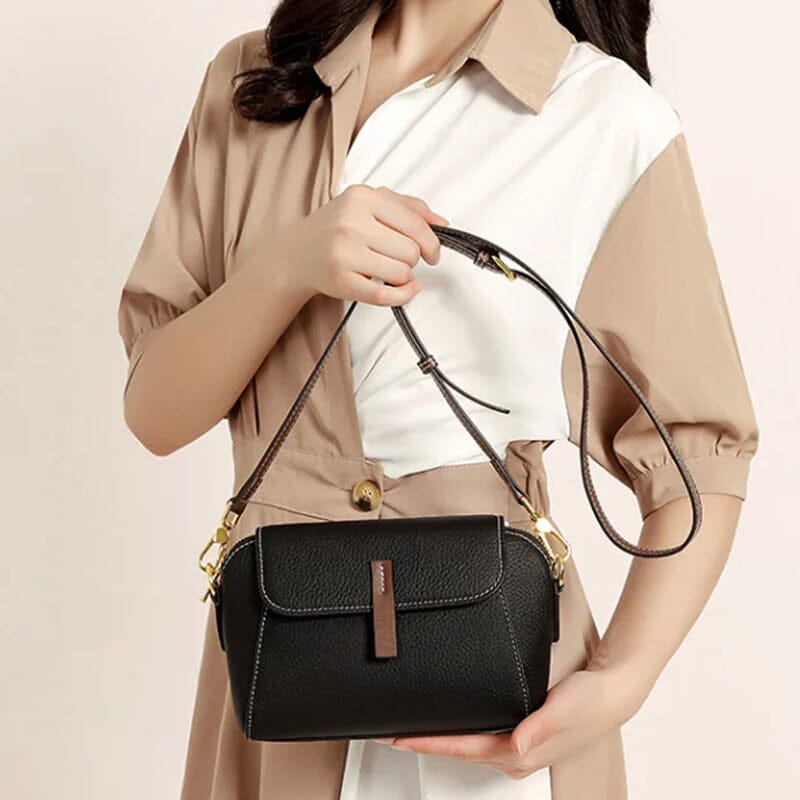 Light Luxury Soft Leather Crossbody Bag