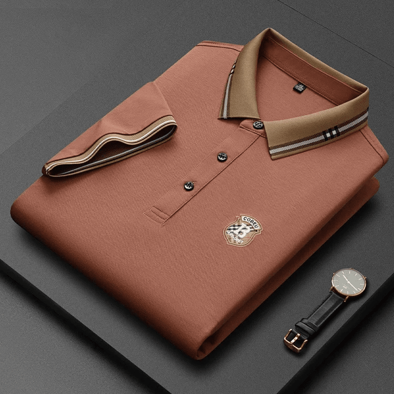 Men's Casual Embroidered POLO Shirt