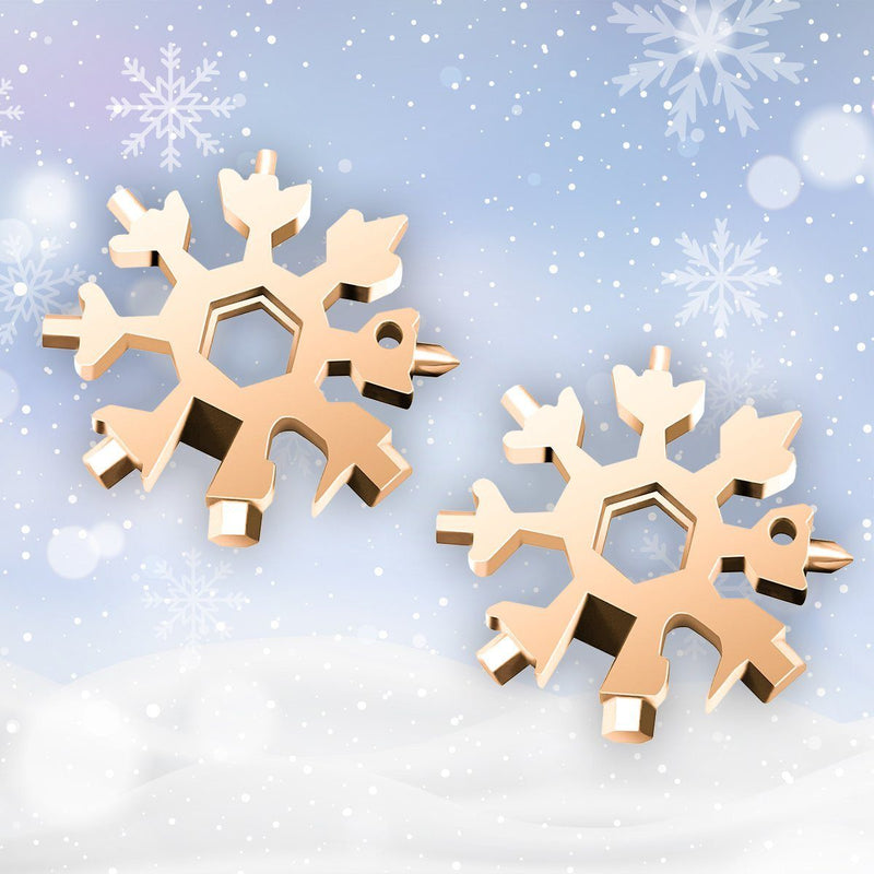 18-in-1 stainless steel snowflakes multi-tool