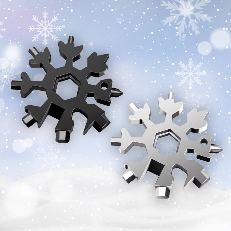 18-in-1 stainless steel snowflakes multi-tool