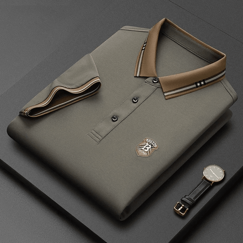 Men's Casual Embroidered POLO Shirt