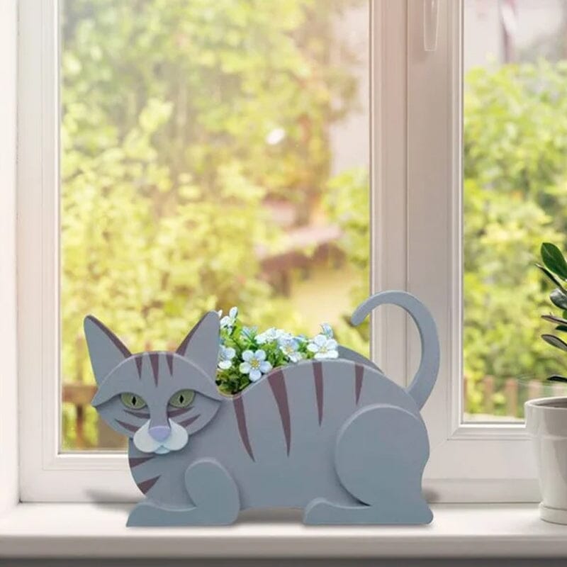 Cat Shaped Planter