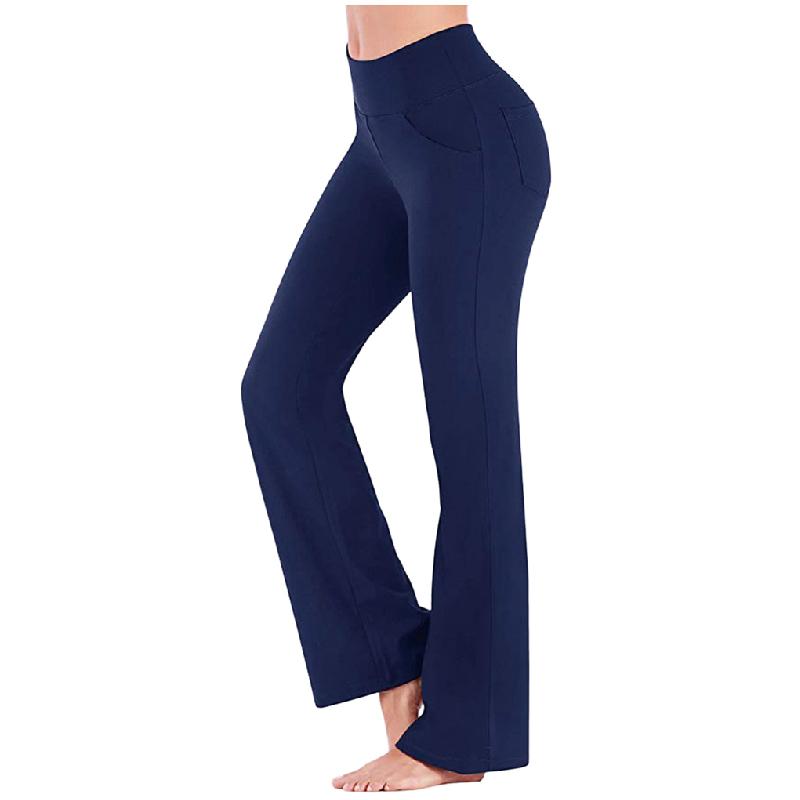 Women's High Waist and Flared Leg Yoga Pants