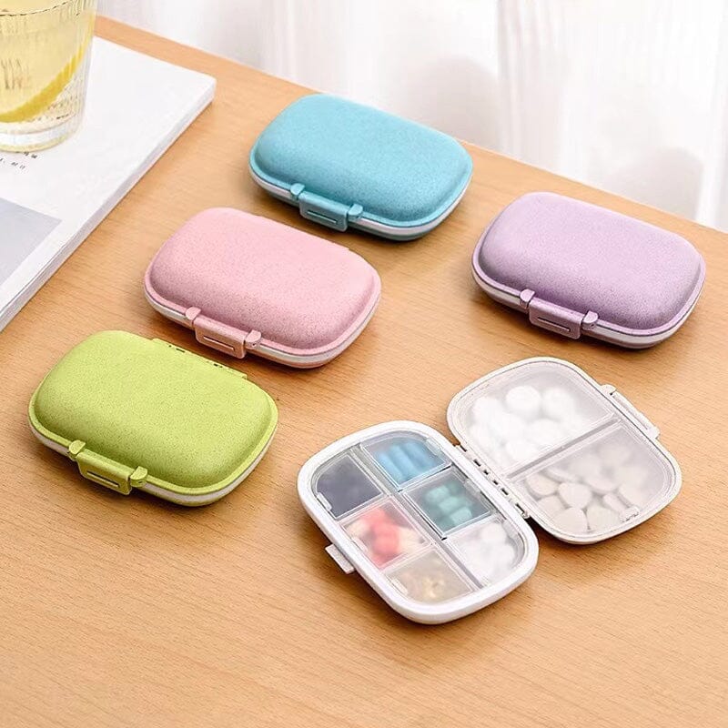 Compartments Pill Box【Free Stickers Included】