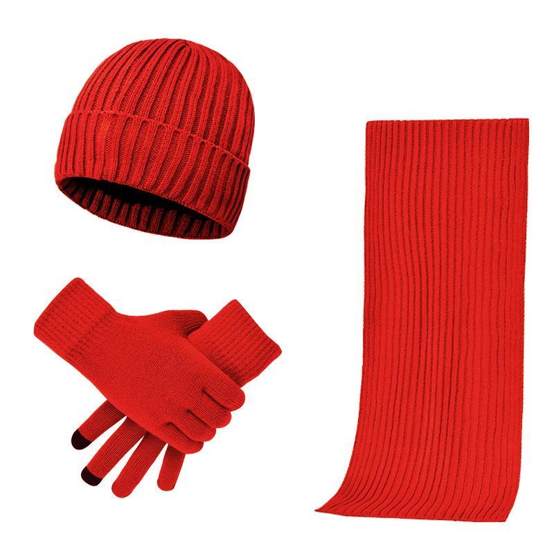 Comfybear™Hat Scarf Gloves Three-Piece Suit