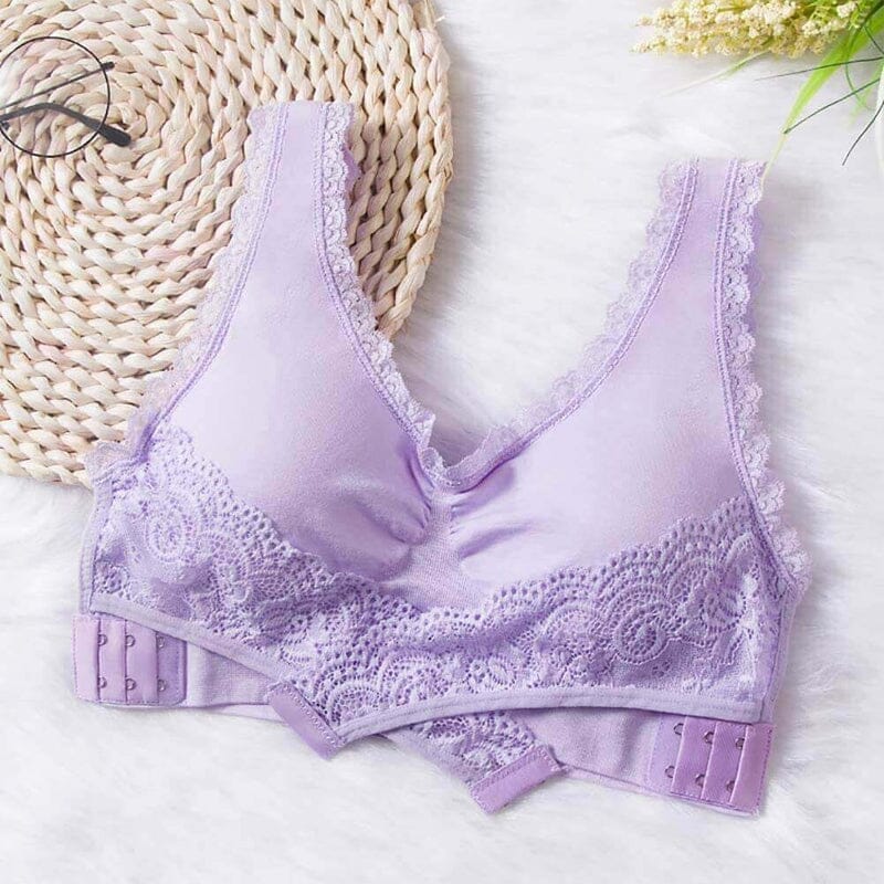 Women's Wireless Full Coverage Lace Bra