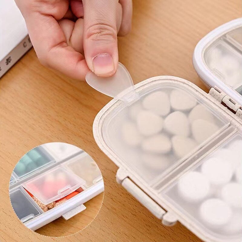 Compartments Pill Box【Free Stickers Included】