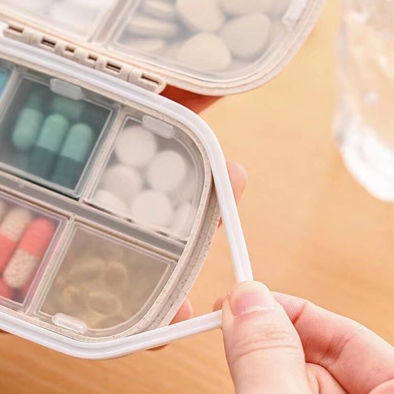 Compartments Pill Box【Free Stickers Included】