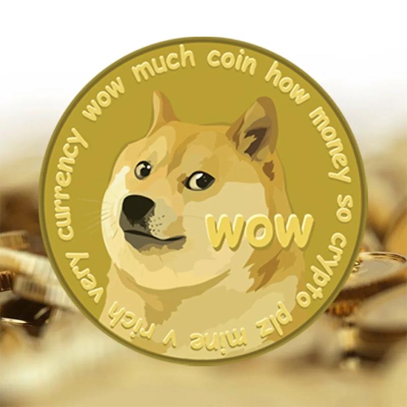 UV Color Printing Dogecoin Commemorative Coin