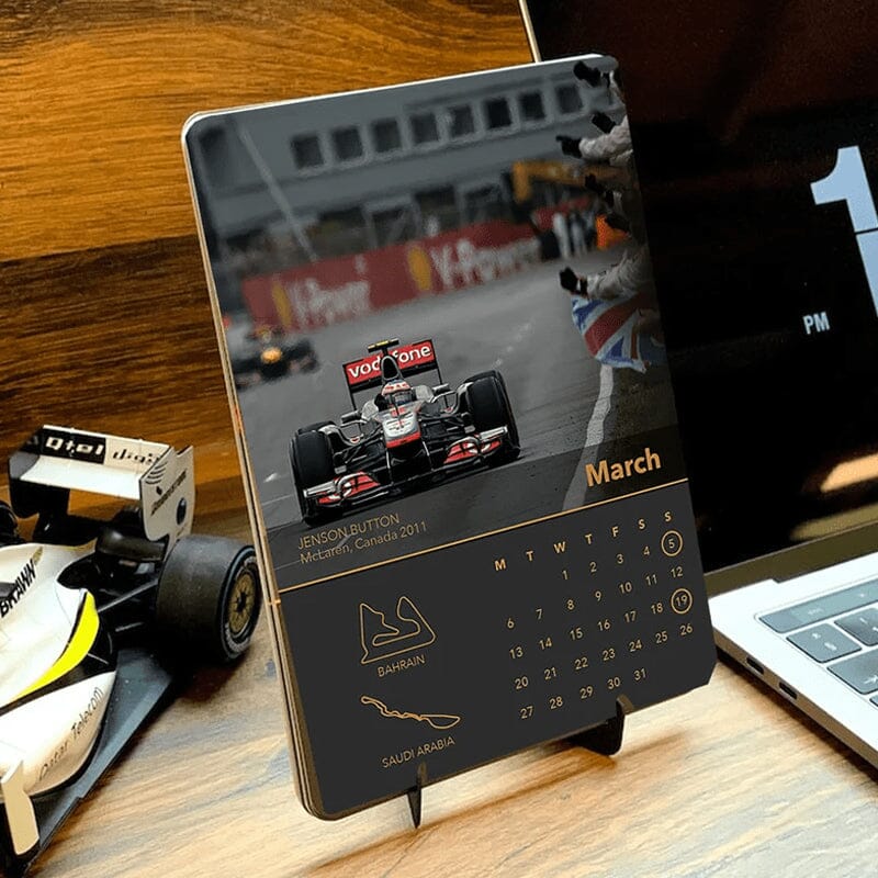 Formula one calendar for F1 fans