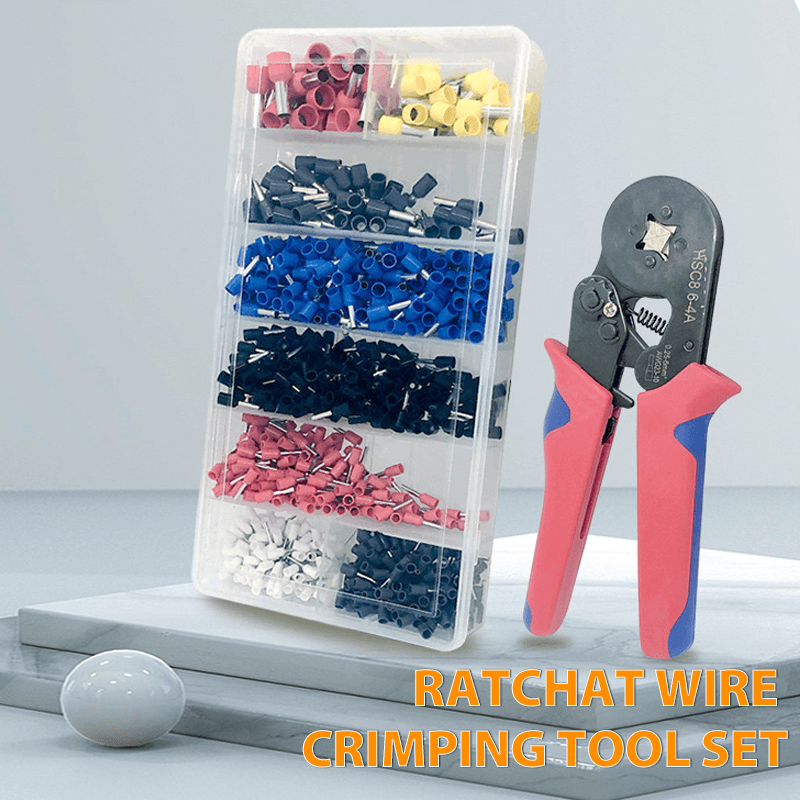 Ratchat Wire Crimping Tool Set