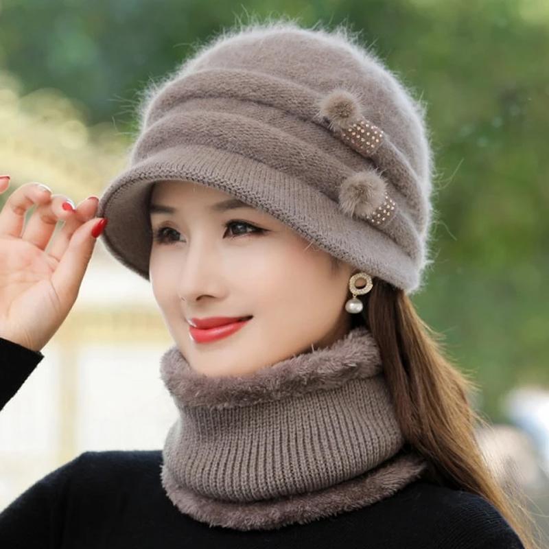 Comfybear™ Winter Hat and Scarf Set for Women