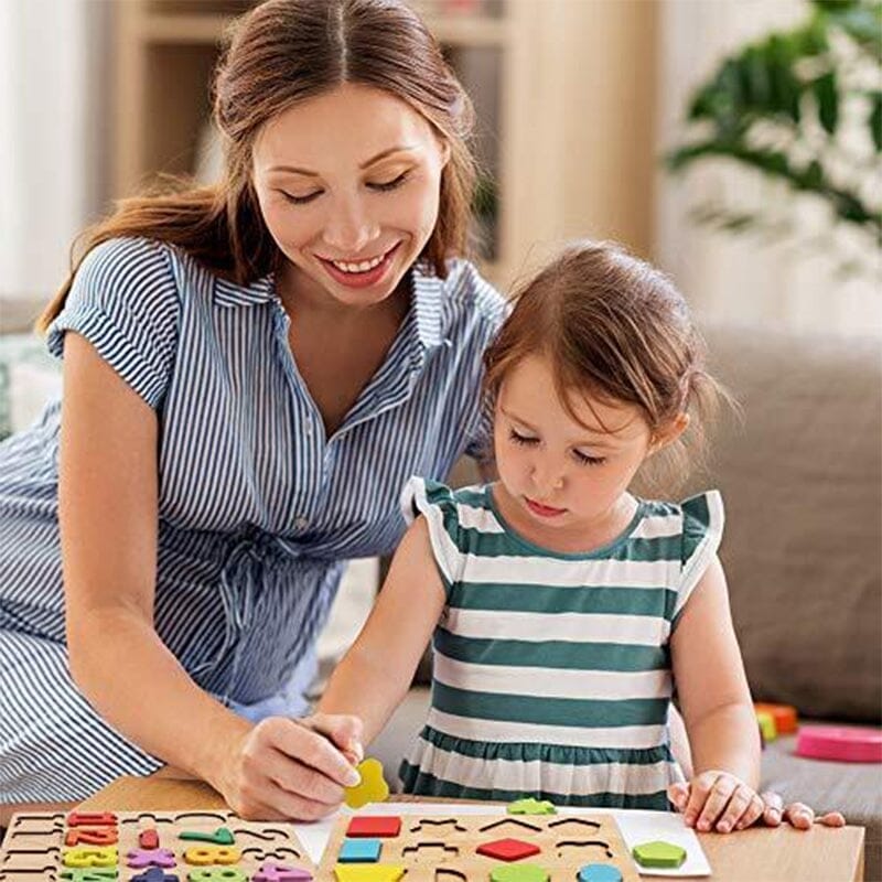 Wooden Puzzles for Toddlers