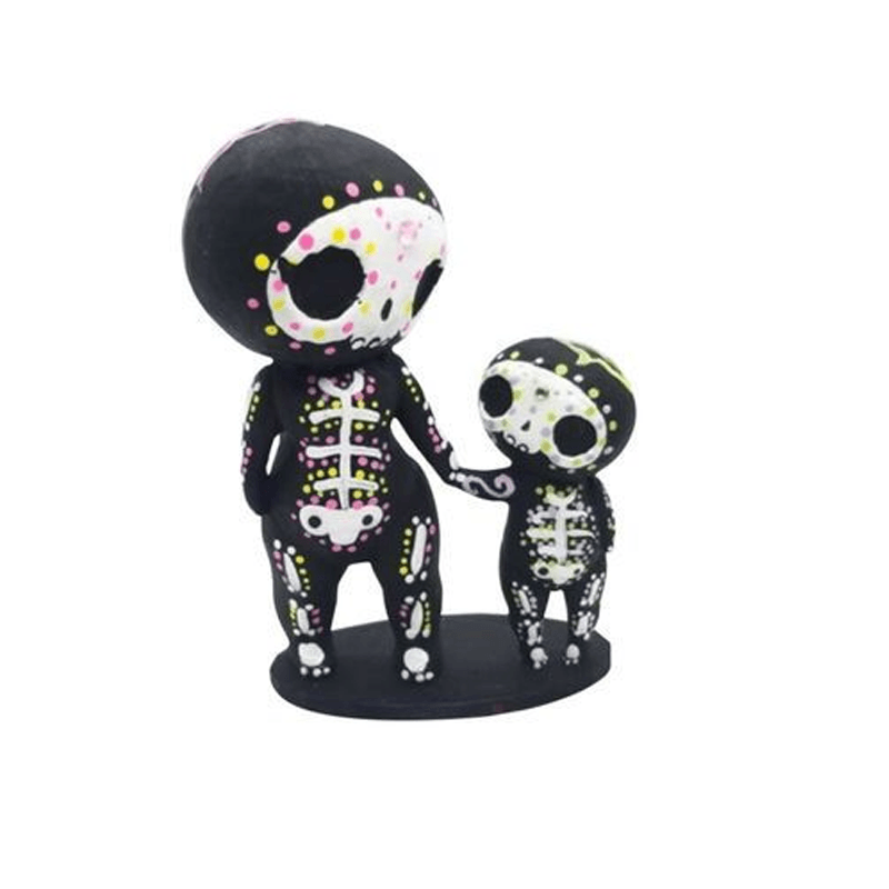 Sugar Skull Couple Figurine