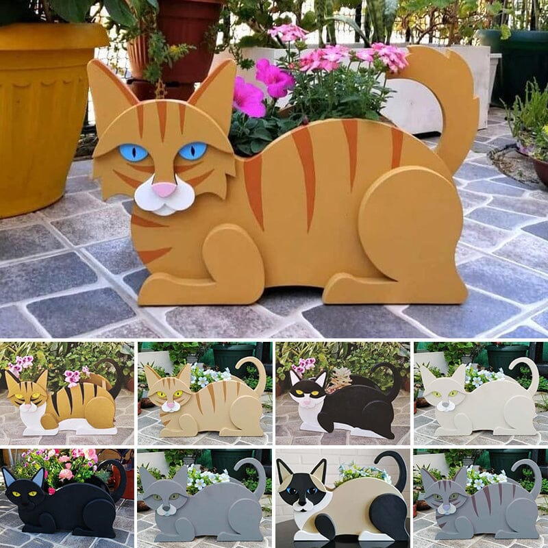 Cat Shaped Planter