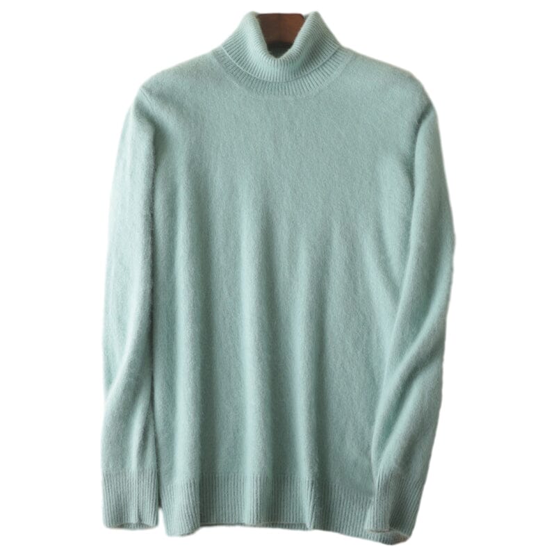 Men's Mink Turtleneck Bottoming Sweater