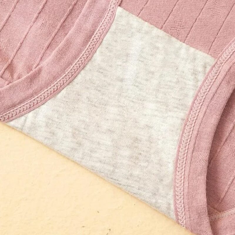 Large Size High Waist Cotton Antibacterial Anti-Side Leak Underwear
