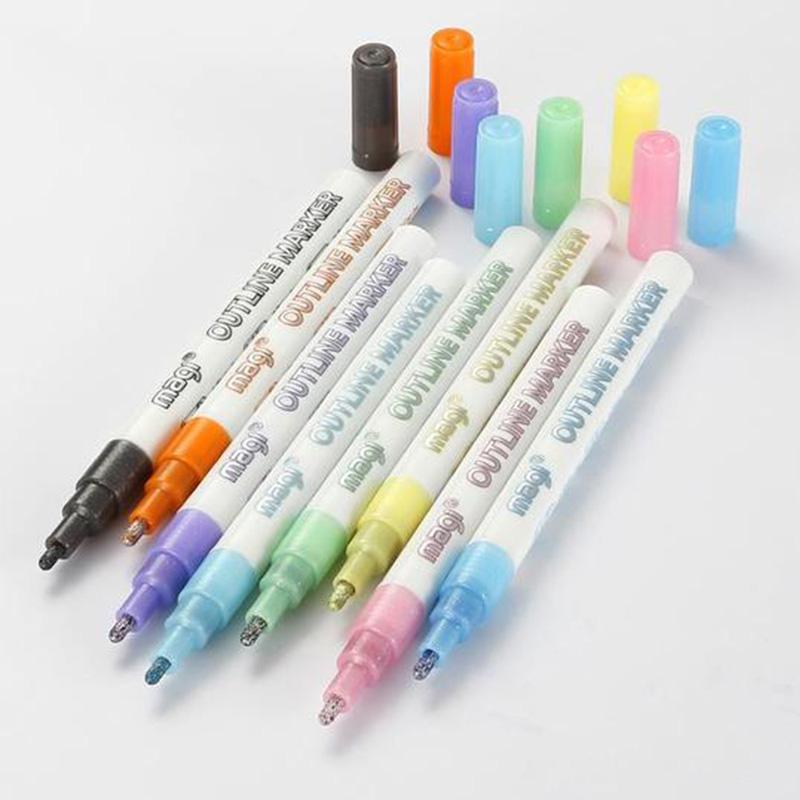 Comfybear™Double Line Outline Pen