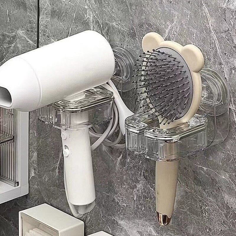 Rotating Punch-free Hair Dryer Stand