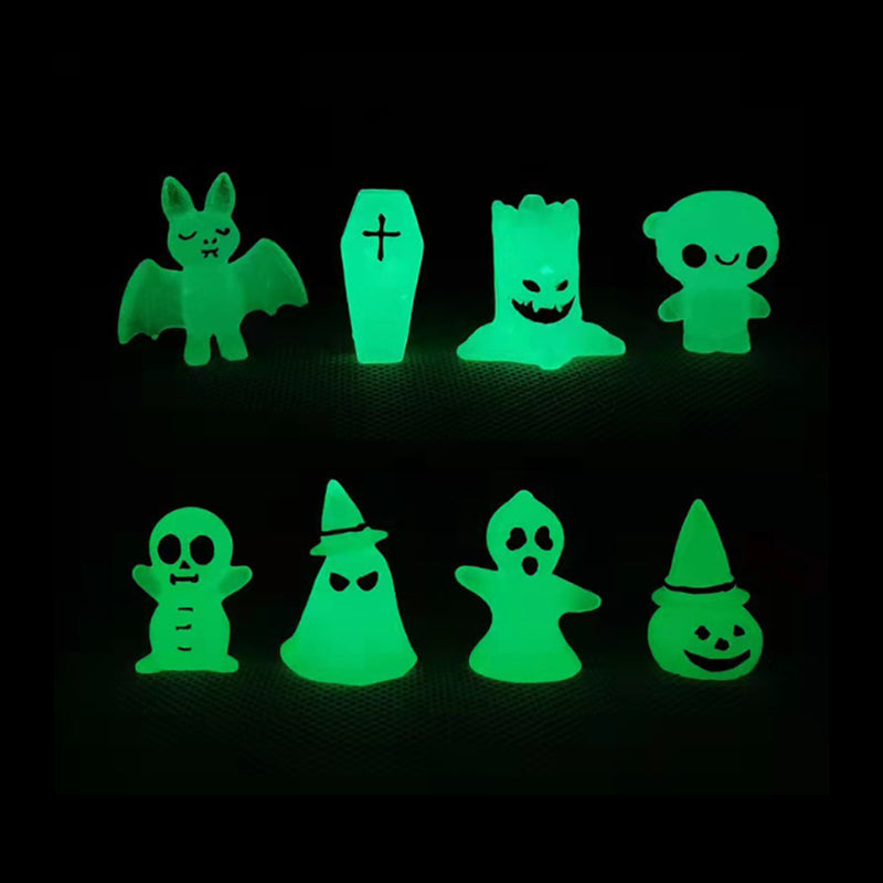 LUMINOUS GARDEN GHOST MINIATURE FIGURINES