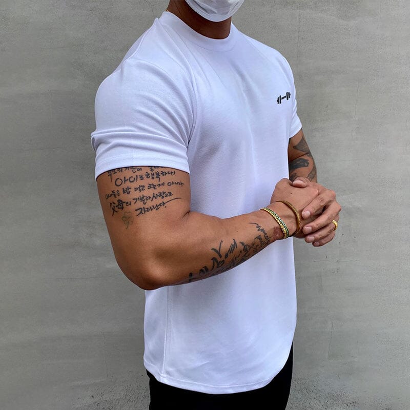 Pure Cotton Stretchy Sports T-shirt