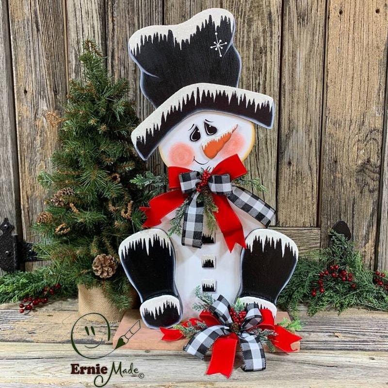 Comfybear™Christmas Snowman Decoration