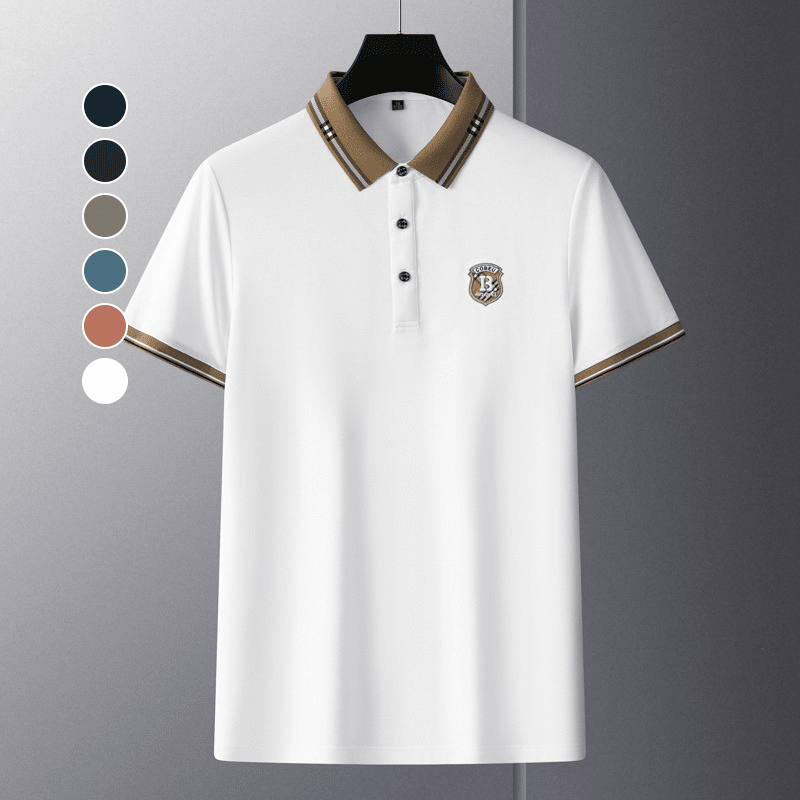 Men's Casual Embroidered POLO Shirt