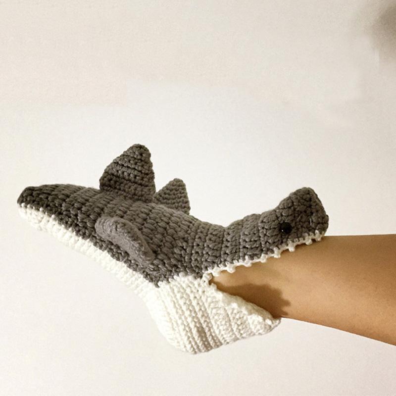 Comfybear™Knitted Shark Socks