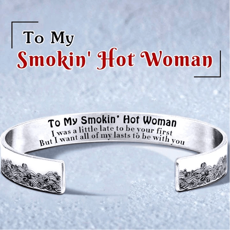 Comfybear™To My Smokin' Hot Woman Wave Cuff Bracelet