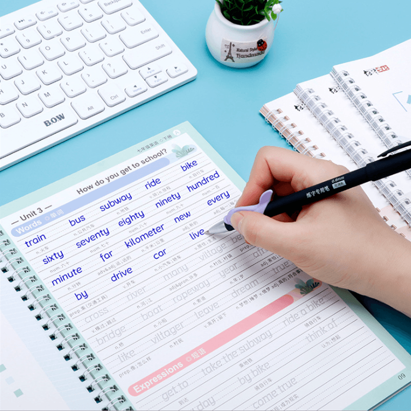Comfybear™Reusable English Calligraphy Copybook