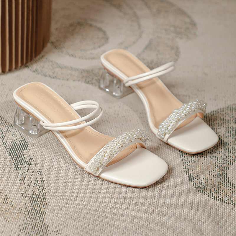 Women's Pearl Ankle Strap Shoes