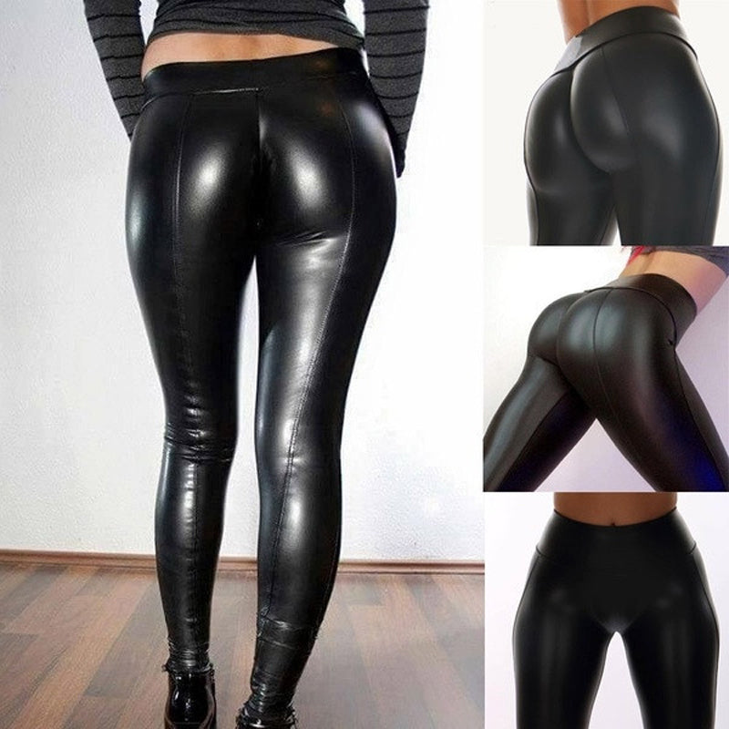 Stretchy Synthetic Leggings