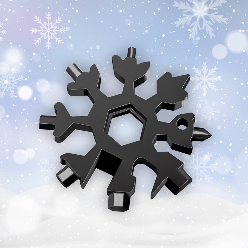 18-in-1 stainless steel snowflakes multi-tool