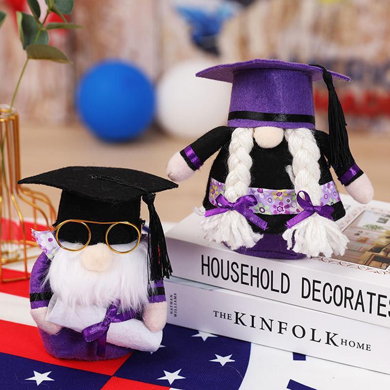 Cute Graduation Tomte Gnome Doll