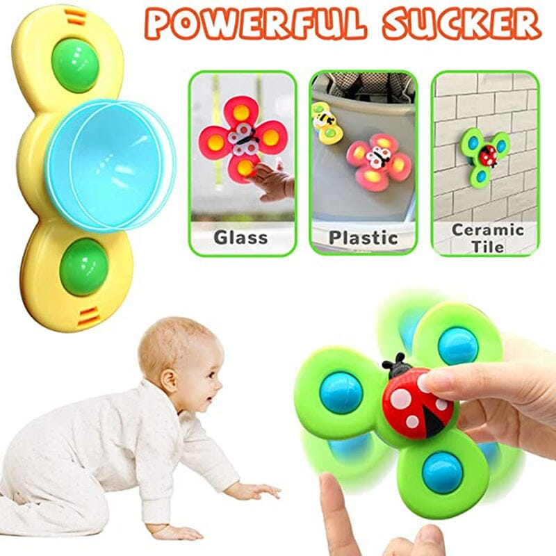 Rotating Insect Bath Toy, 3 PCs