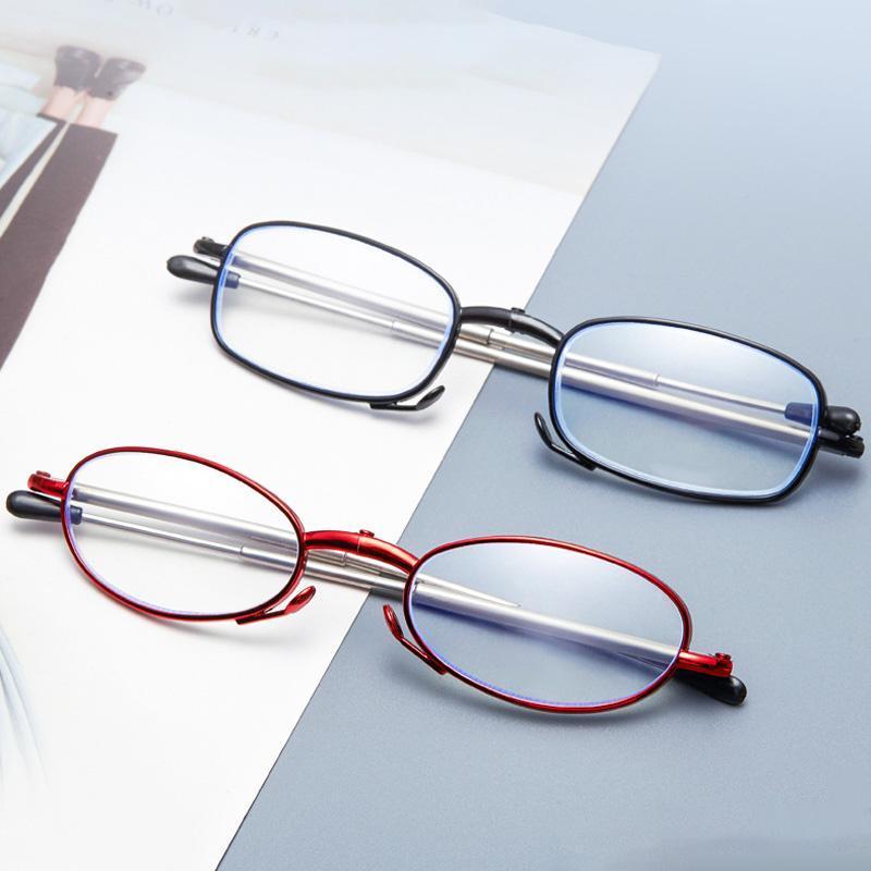 Anti-blue light folding reading glasses