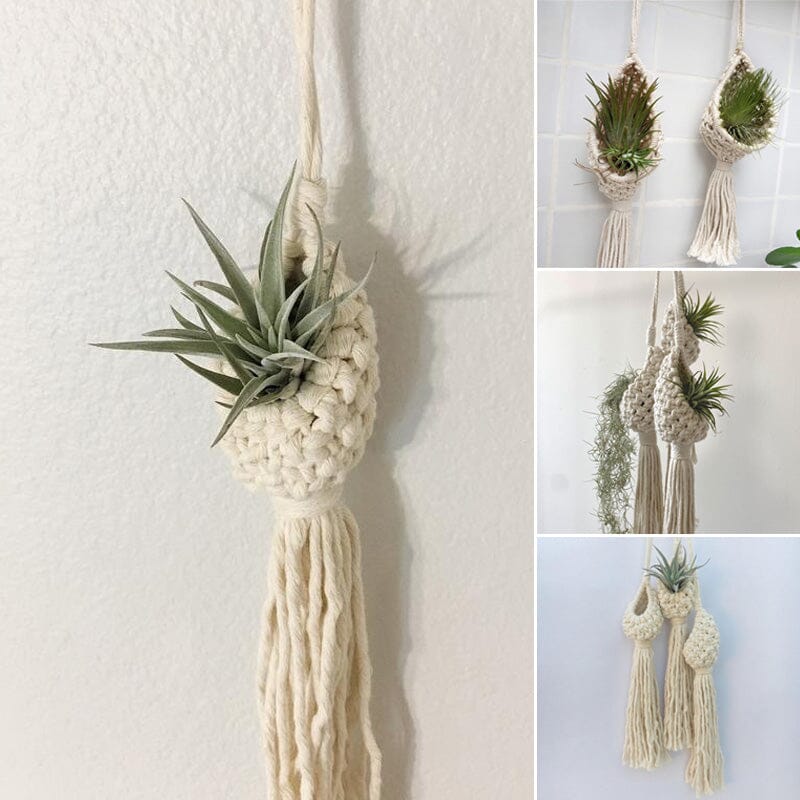 Macrame Hanging Planter Indoor For Air Plant