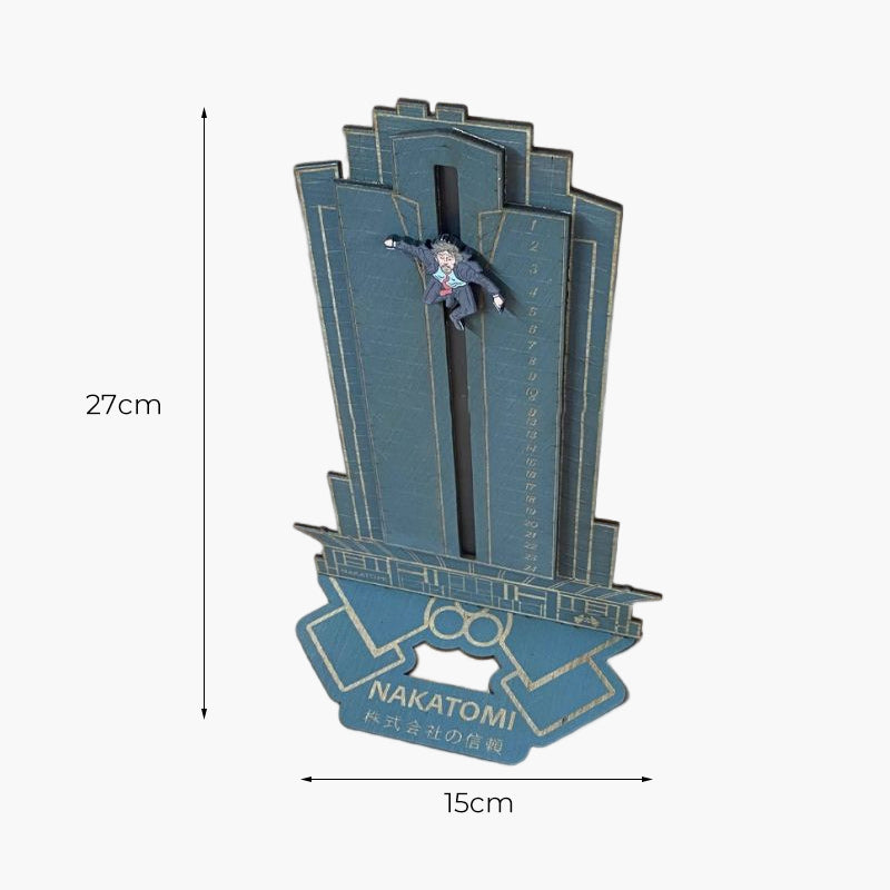 Die Hard Advent Calendar - Hans Gruber Falling off off Nakatomi Plaza